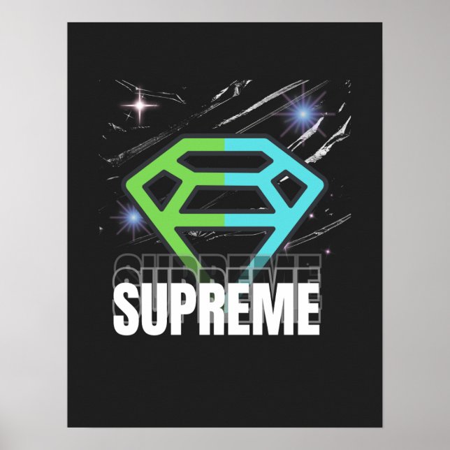 Poster supreme  wall art design  (Frente)