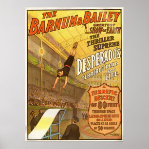 Poster supremo do circo do malfeitor do filme