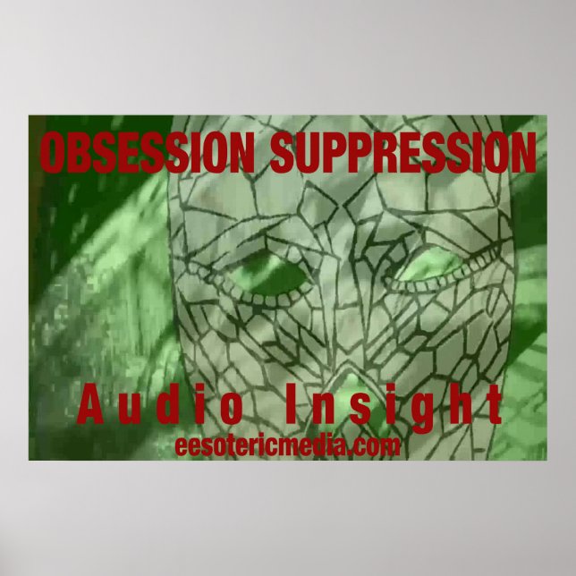 Poster "Supressão da Obsessão" 90cm x 60cm (Frente)