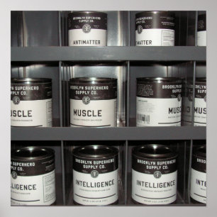 Póster Suprimentos de Super-Herói