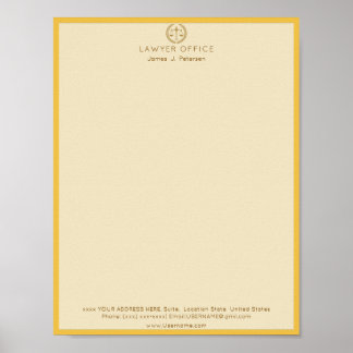 Poster Suprimentos Empresariais para Advogados Escritório