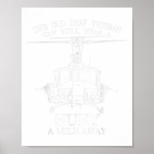 Poster Surdo Ouve Huey Um Milho Longe Do Engraçado Vetera