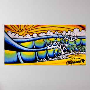 Póster Surf das ilhas