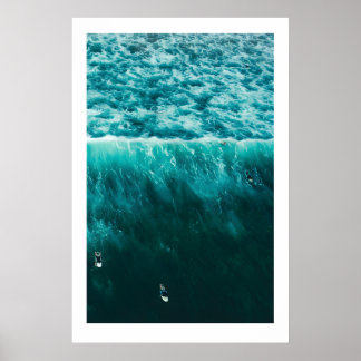 Poster Surf Triptych Art Prints Scandi Ocean Beach