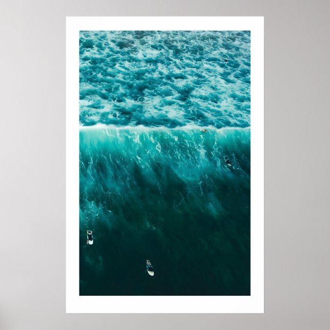 Poster Surf Triptych Art Prints Scandi Ocean Beach (Frente)