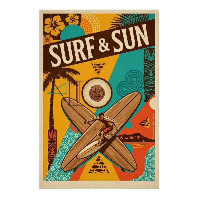 Póster Surf und Sonne  (Frente)