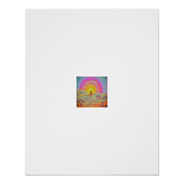 Póster Surfando Através das Nuvens (Frente)