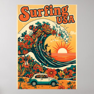 Poster Surfando EUA V10