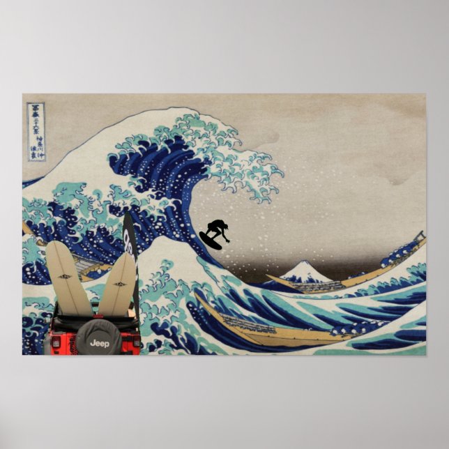 Poster Surfar a Grande Onda (Frente)