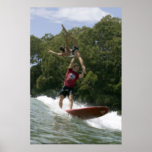 Póster Surfar em tandem em Noosa 2009