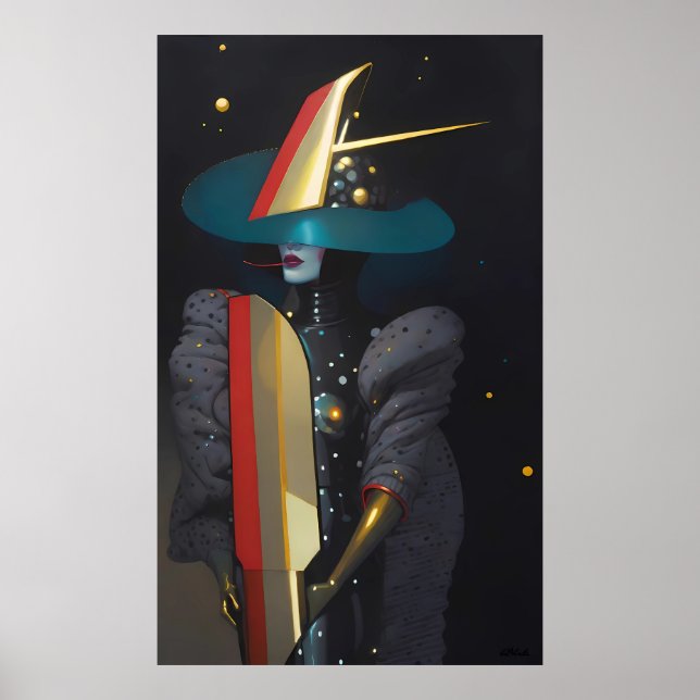 Poster Surfar na Bruxa Astro (Frente)