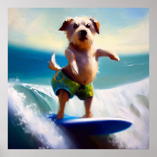 Poster Surfe de Cães (Frente)