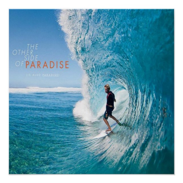 Póster Surfe de surf (Frente)