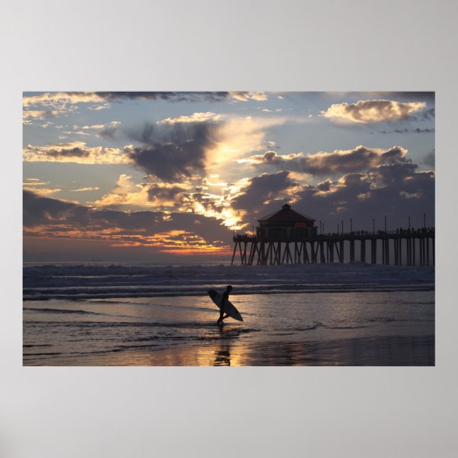 Póster Surfer " Cidade do Surf (Frente)