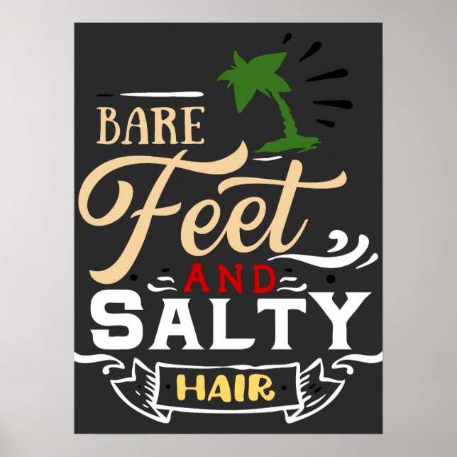 Poster Surfer de Onda Retroativa (Frente)