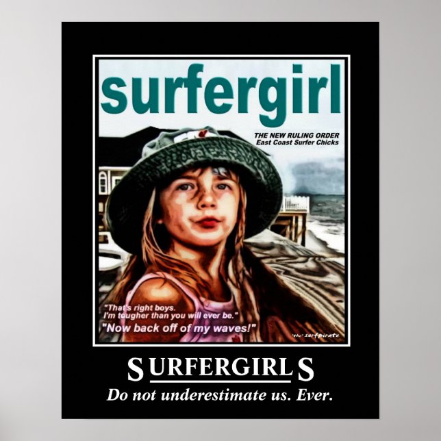 Poster Surfer Girls (Frente)