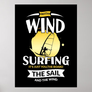 Poster Surfiar A Vela E O Vento