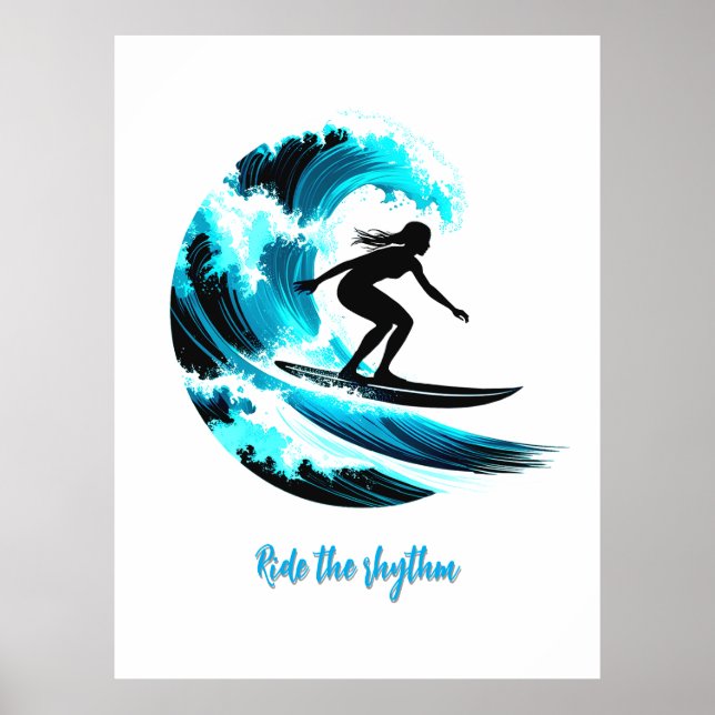 Poster surfing (Frente)