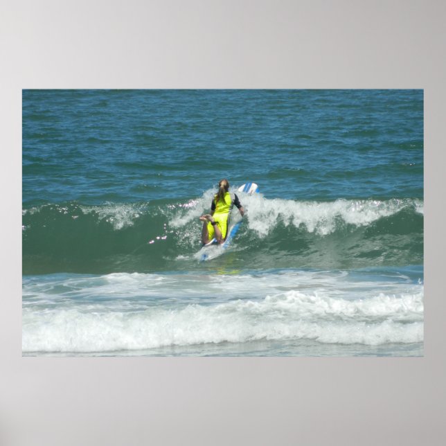 Poster Surfing Chica (Frente)