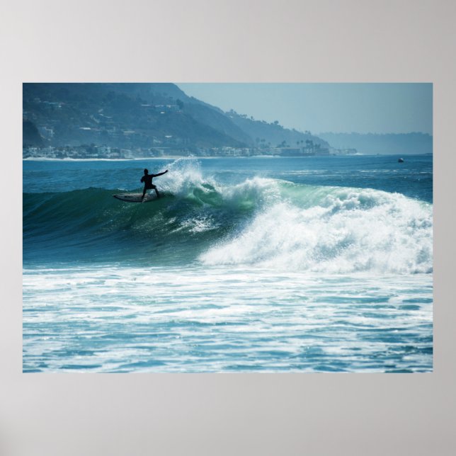 Póster Surfing Malibu (Frente)