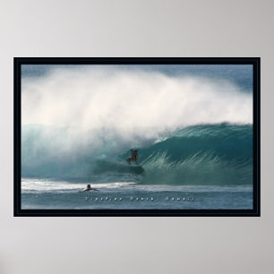 Póster Surfista da praia do encanamento