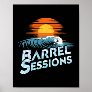 Poster Surfista Onda Rel Tubulação Costa Oeste Socal Norc