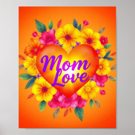 Poster Surge de Amor Energetico da Mãe