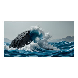 Póster Surge de Tempestade em Papel