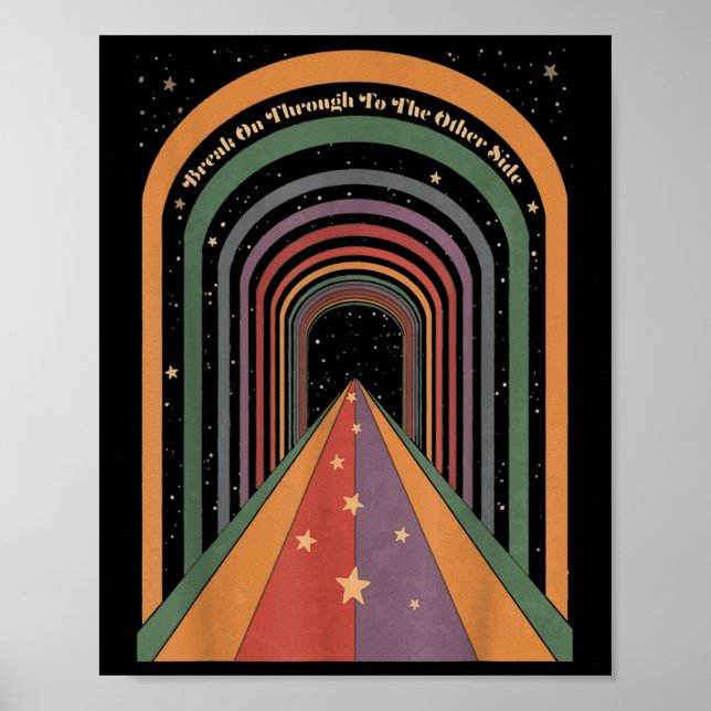 Poster Surgir Através Do Outro Lado Espiritual (Frente)