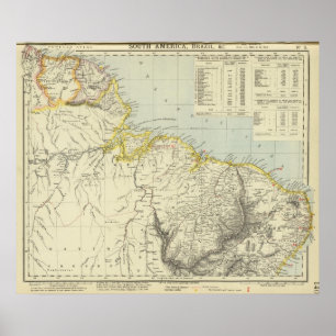 Póster Surinam e Brasil