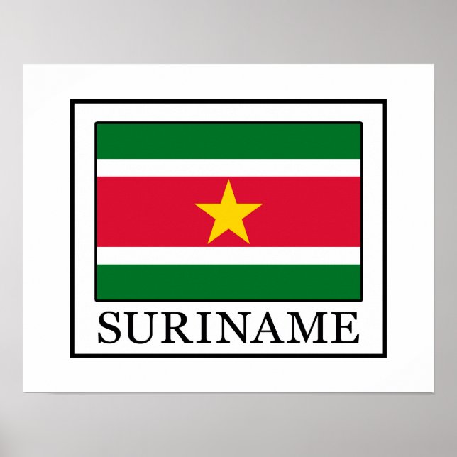 Poster Suriname (Frente)