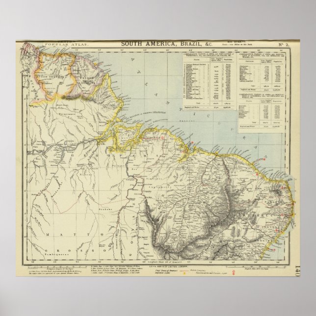 Póster Suriname e Brasil (Frente)