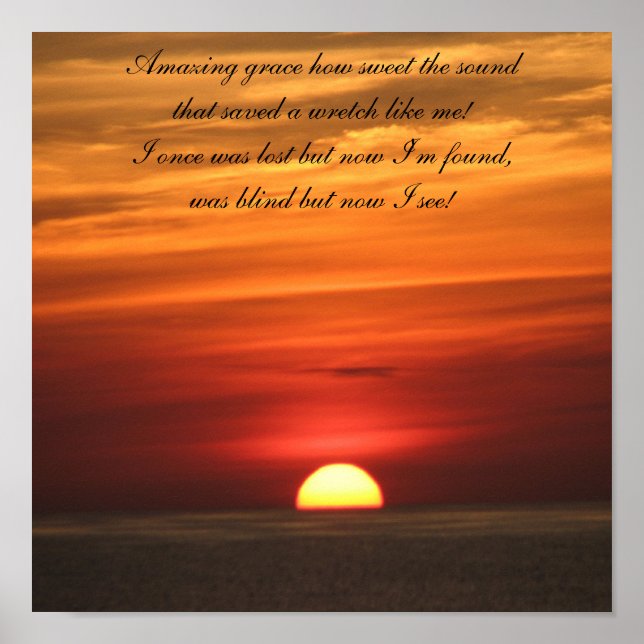 Poster Surpreendente Grace Sunrise (Frente)