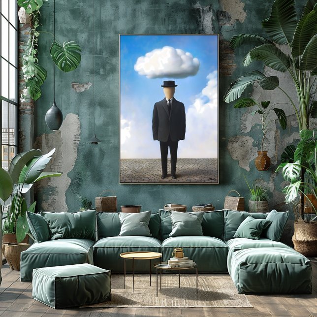 Poster Surreal Dreamscape Wall Art - Nuvem de Homem Sem R (Criador carregado)