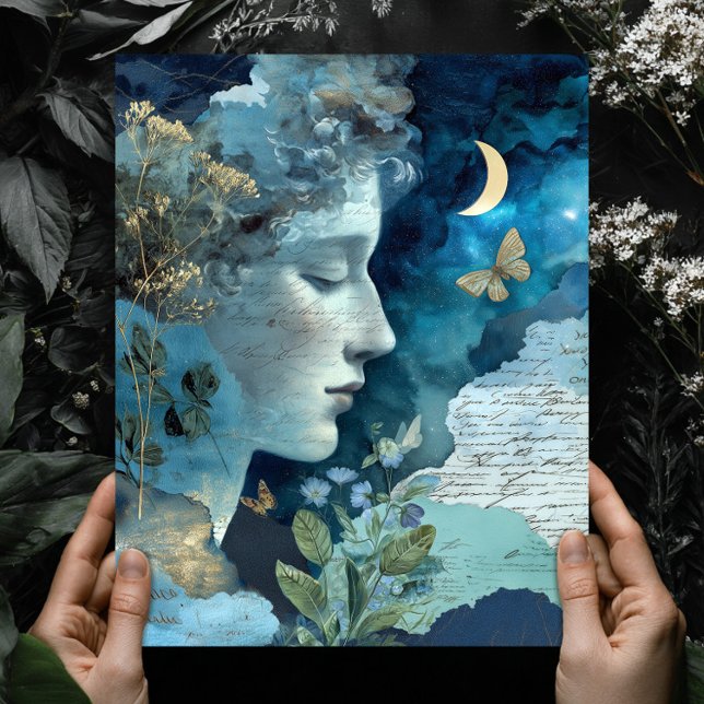 Poster Surreal Fantasy Celestial Night Sky Wall Art (Criador carregado)