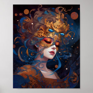 Poster Surreal Lady Fantasy Art