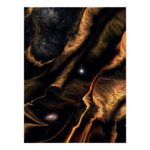 Póster Surreal Science Ficight Fantasy Space Art