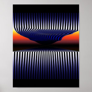 Poster Surrealismo Abstrato Arte Digital