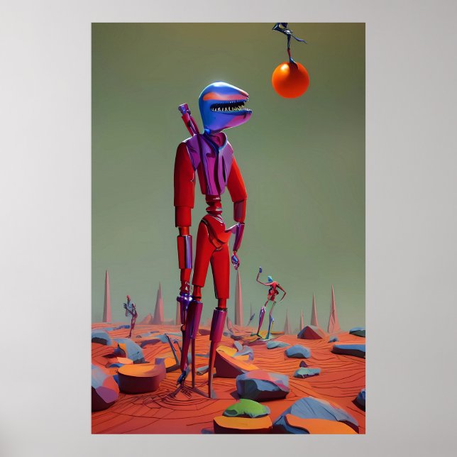 Poster Surrealismo de baixa Fruta Ken Gage (Frente)