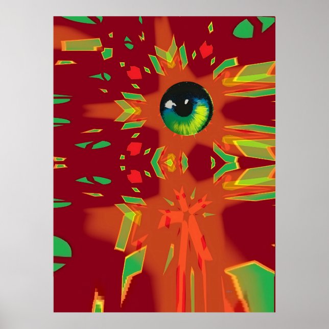 Poster Surrealista do Dreamer Ken Gage (Frente)