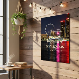 Poster Surround-se com motivação de positividade