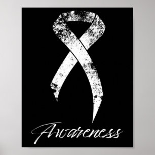Poster Survivo do guerreiro da consciência do câncer de p