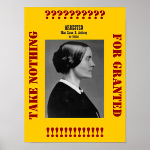 Póster Susan B Anthony lembra-nos