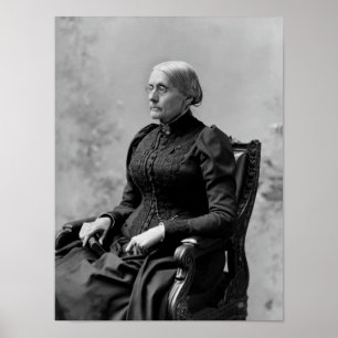 Poster Susan B. Anthony Seated Portrait - 1891
