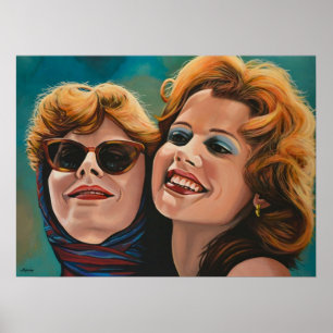 Poster Susan Sarandon e Geena Davies, também conhecidas p