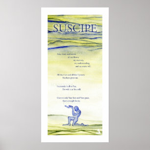 Póster Suscipe (oração de St Ignatius)