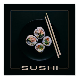 Póster Sushi poster