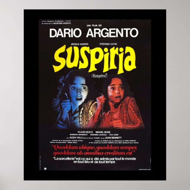 Poster Suspiria 1977 (Frente)