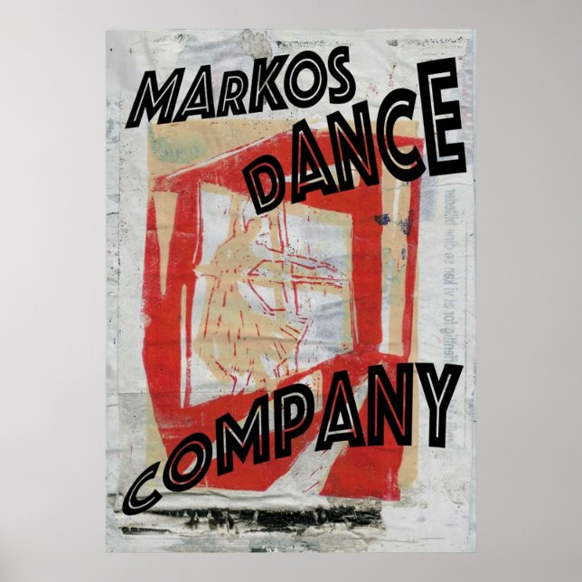 Poster Suspiria Markos Dance Company (Frente)