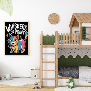 Poster Suspiros Felinos Sem Fios